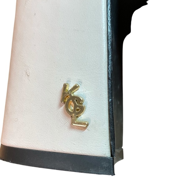 KURT GEIGER London Genuine Leather Heeled Cream Raylan Ankle Boot US Sz 9.5 - Picture 12 of 15